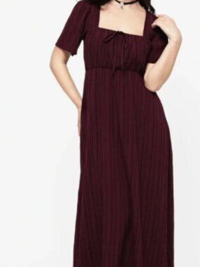 Disturbia Sarcophagi Ruched Front Midaxi Dress US 8